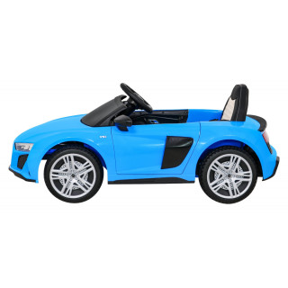 Audi R8 LIFT Samochodzik na akumulator Niebieski + Pilot + Koła EVA + MP3 + LED