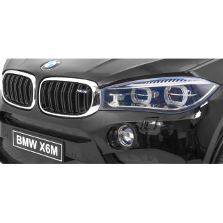 BMW X6M Elektryczne Autko dla dzieci Czarny + Pilot + EVA + Wolny Start + Panel audio + LED