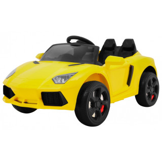 Autko Future na akumulator dla dzieci Żółty + Pilot + Wolny Start + EVA + MP3 USB + LED