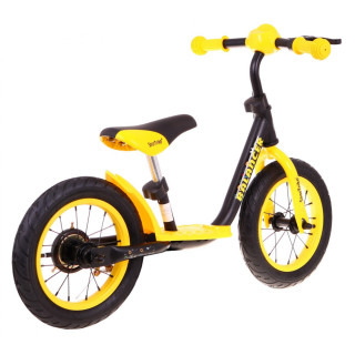 Rowerek biegowy SporTrike Balancer dla dzieci Żółty Pierwszy rowerek do Nauki jazdy