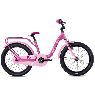 Dviratis S'COOL niXe 18" 1-speed coaster-brake Aluminium pink-baby pink