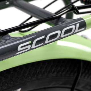 Dviratis S'COOL niXe 18" 1-speed coaster-brake Aluminium dark grey-pastel green