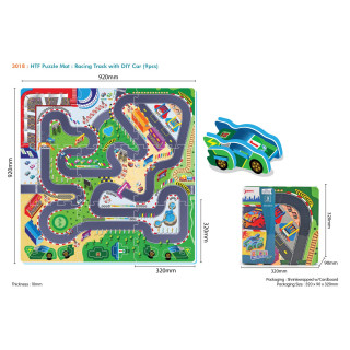 Puzzle Mat Racing Track