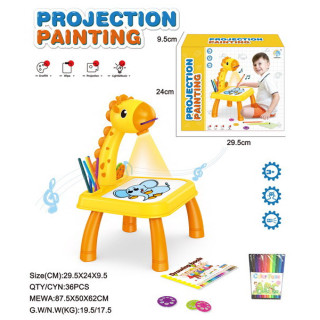 projector for drawing giraffe