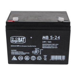 Vehicle parts battery 24V 5AH