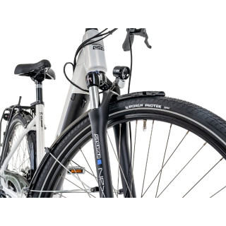 Elektrinis dviratis ProEco:ON Wave LTD 1.0 504Wh white-black-19" / L