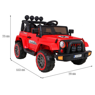 Full Time off-road vehicle 4WD Red