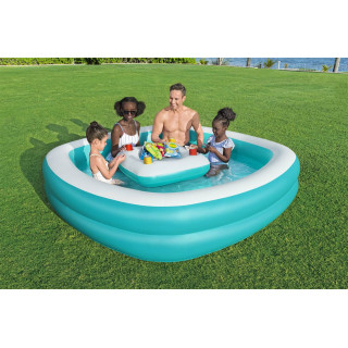 Pool 218x218x48cm + BESTWAY Floating Table
