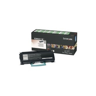 Lexmark (E260A11E), juoda kasetė lazeriniams spausdintuvams, 3500 psl.