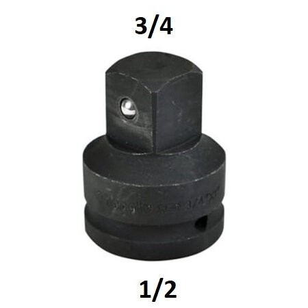 Smūginis adapteris 1/2"(F) - 3/4"(M)