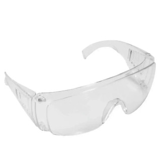 DEDRA Apsauginiai akiniai, polikarbonatiniai, balti BH1050