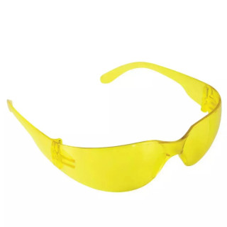 DEDRA Apsauginiai akiniai, polikarbonatiniai, geltoni BH1054