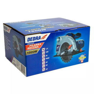 DEDRA Elektrinis diskinis pjuklas 1500W 185mm max.66mm DED7925