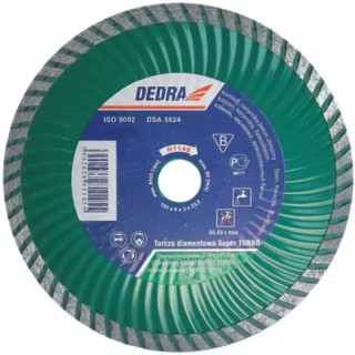 DEDRA Diskas deimantinis Super Turbo saus./šlap. pj. 115x22.2mm H1142