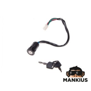 IGNITION SWITCH ATV 2 POSITIONS 4 WIRES FEMALE TERMINAL