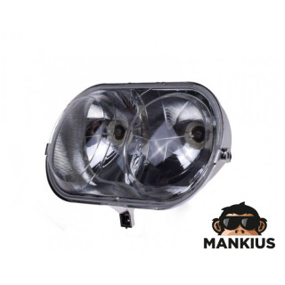 LAMP FRONT W/BULB BA20D FOR MBK OVETTO