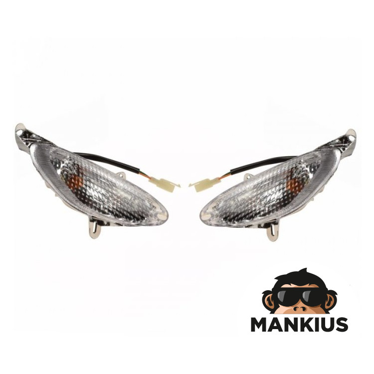 LAMP, RH+LH SETS FRONT TURN SIGNAL CLEAR LENS