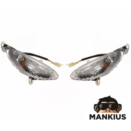 LAMP, RH+LH SETS FRONT TURN SIGNAL CLEAR LENS
