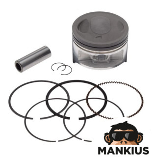 PISTON AND RING SET FOR SUZUKI GN125