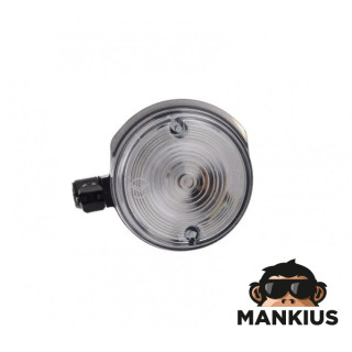 LAMP, TURN SIGNAL MZ ROUND FRONT CLEAR LENS