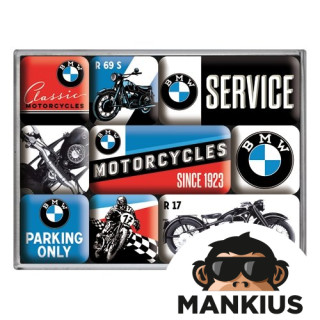 MAGNET BMW MOTORCYCLES SET 9 PCS 83077