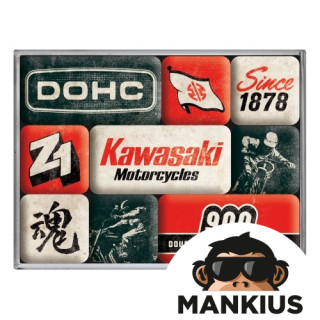 MAGNET KAWASAKI MOTORCYCLE SET 9 PCS 83114