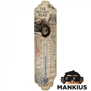 THERMOMETER ROUTE 66 BIKE MAP 80327