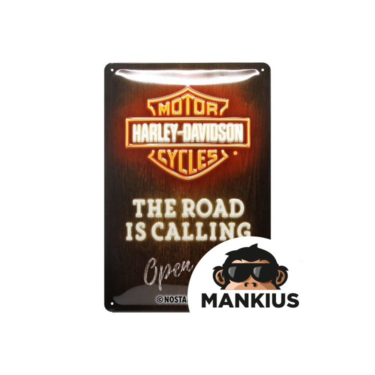 TIN SIGN 20x30 HD THE ROAD 22294