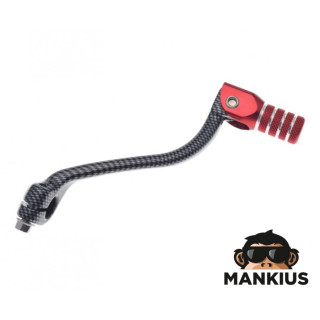 PEDAL, GEAR SHIFT LEVER FOR SUZUKI RED + CARBON