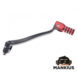 PEDAL, GEAR SHIFT LEVER FOR YAMAHA RED + CARBON