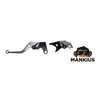 LEVER SET, BRAKE+CLUTCH FOR YAMAHA YZF R6 SILVER