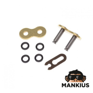 CHAIN CONNECT CLIP 520 X-RING GOLD