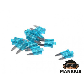 BLADE FUSE MINI 15A WITH LED 10-PC PACK