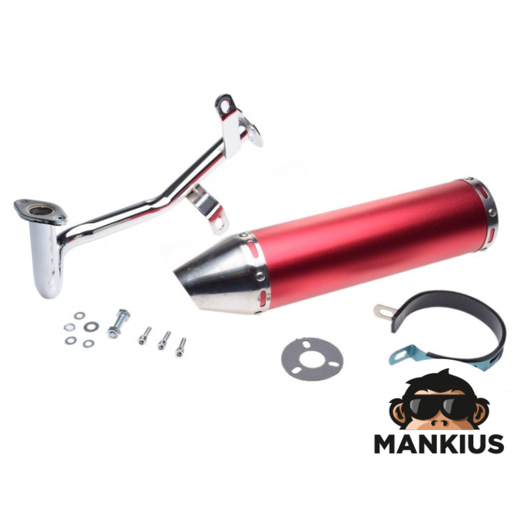 SILENCER, EXHAUST GY6-50 TUNING