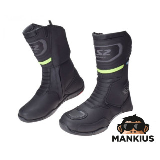 LS2 GOBY MAN BOOTS WP BLACK H-V YELLOW 43