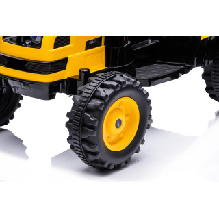 Vehicle Excavator Tractor Yellow