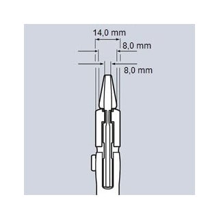 Santechninės replės - raktas KNIPEX su fiksavimu 250mm