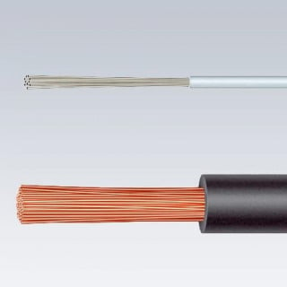 Replės laidų nuvalymui 180mm (0.2-6mm ) KNIPEX