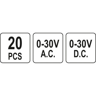 Multimetrų matavimo elementų rinkinys (20vnt)