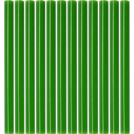 Karštų klijų lazdelių rinkinys (žalios) (12vnt) 7.2x100mm