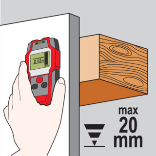Laidų, metalinių ir medinių profilių detektorius