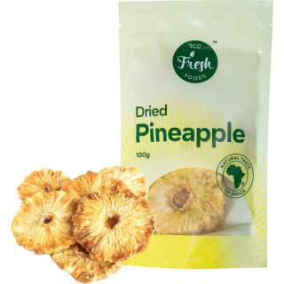 Eco fresh foods Džiovinti ananasai 100 g