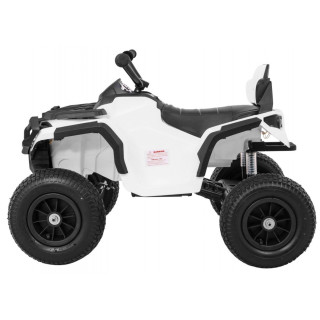 Quad ATV Air Wheel White