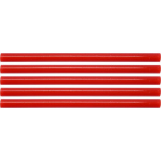 Karštų klijų lazdelių rinkinys (raudonos) (5vnt) 11x200mm