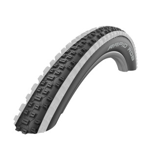 Padanga 26" Schwalbe Rapid Rob HS 425, Active Wired 57-559 White Stripes