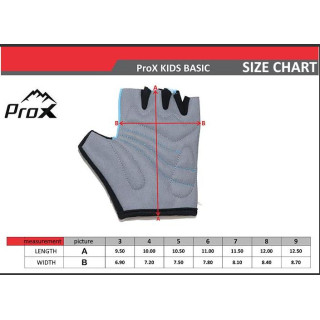 Pirštinės ProX Kids Basic red-XXS6