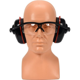 Apsauginės ausinės su integruotais akiniais