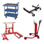Įrankių - ratų - statinių vežimėliai